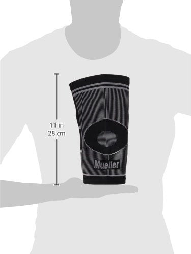 Mueller Sports Medicine 4-Way Stretch Knee Support, Knee Pain Relief Support for Men and Women, Ideal for Arthritis, Sprains, Black
