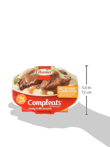 HORMEL COMPLEATS Protein Variety Pack (Pack of 5), 7.5 oz Microwave Tray– Microwave Meals, Prepared Foods