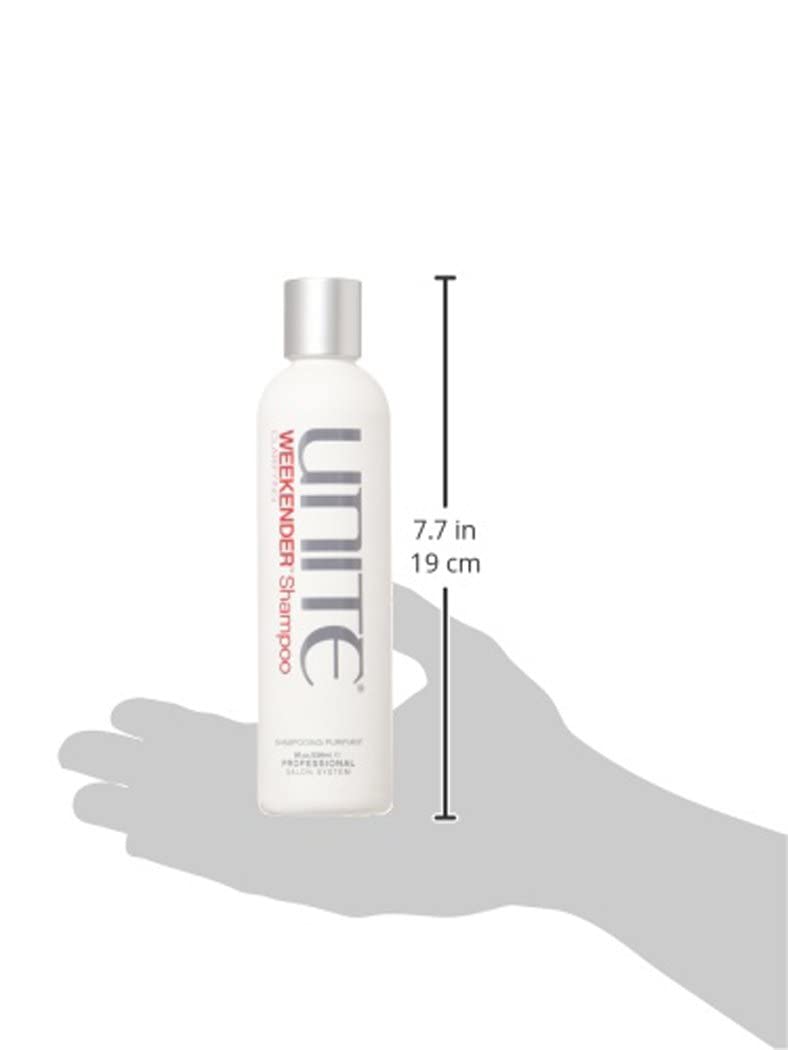 UNITE Hair – WEEKENDER Shampoo – Gentle Clarifying Cleanser to Remove Buildup & Restore Shine – Non-Stripping Weekly Reset for All Hair Types – 8 Fl Oz