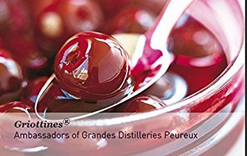 French Morello Cherries (Griottines), Set of 2 Jars, Individually Wrapped, 11.05 Ounces Each, Imported