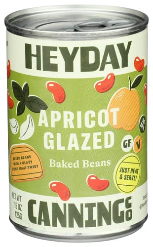 Heyday Canning Co. Baked Apricot Glazed Beans 15 oz (Pack of 12)