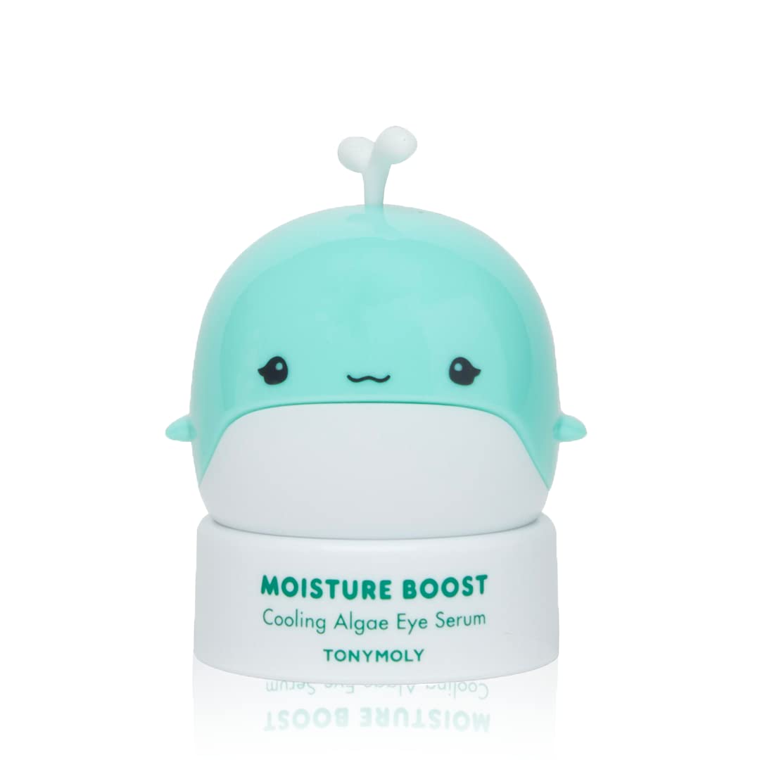 TONYMOLY Moisture Boost Cooling Algae Eye Serum – Hydrating & Soothing Korean Skincare with Algae, Hyaluronic Acid & Centella Asiatica, 15 g