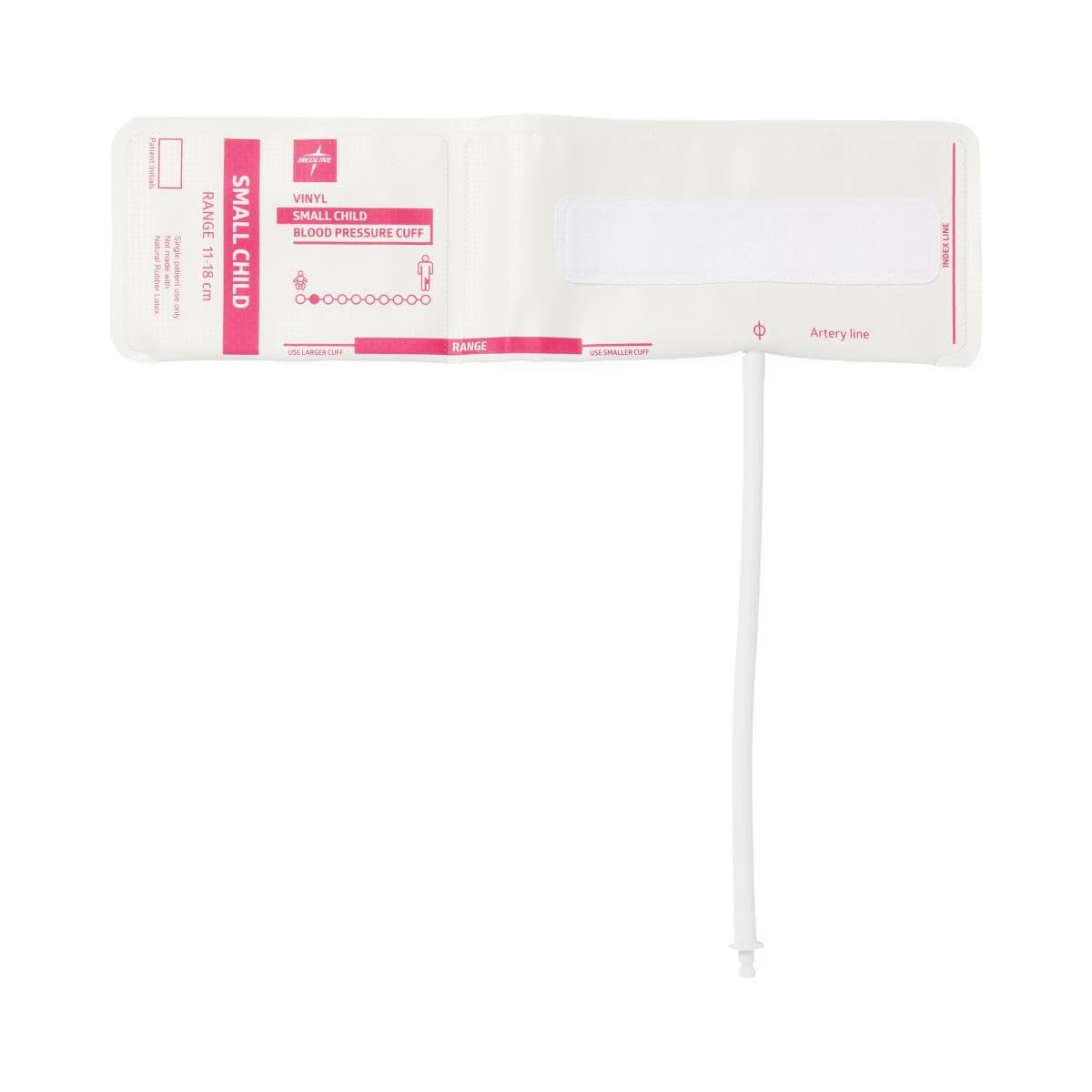 Disposable Vinyl 1-Tube BP Cuff with Bayonet Connector, Small Child,5,Box,MDS9721HPVS