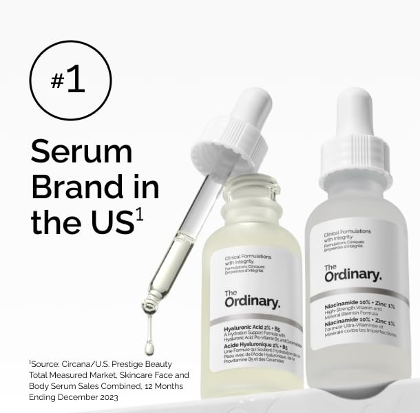 The Ordinary AHA 30% + BHA 2% Peeling Solution, Advanced Exfoliating Peel for Brighter Skin