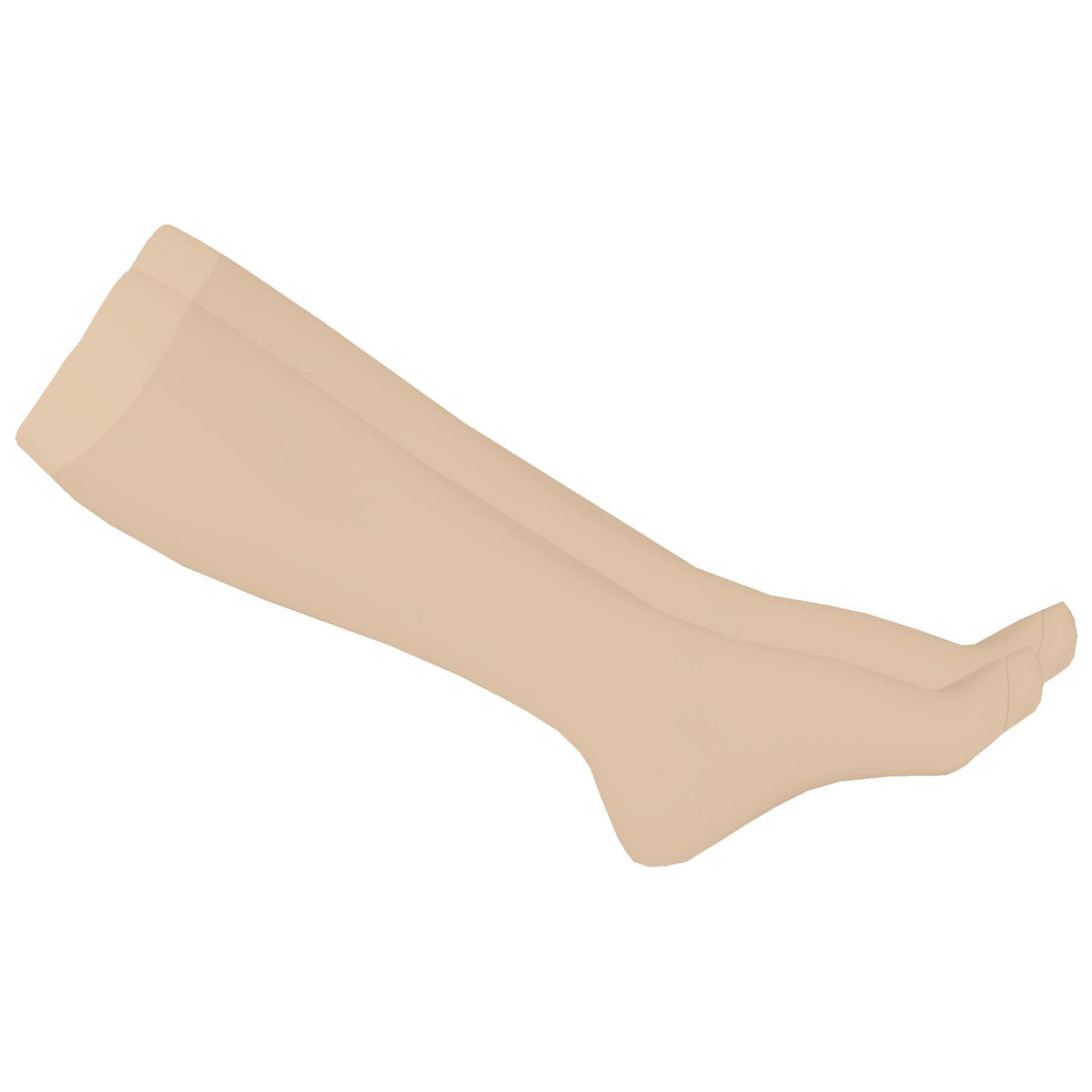 NuVein Surgical Stockings, 18 mmHg Recovery Support for Embolism Risk, Medical Unisex Fit, Knee High, Closed Toe, Beige, 3X-Large