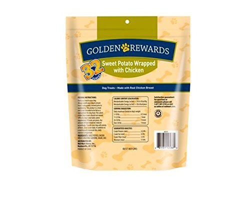 Golden Rewards Sweet Potato Wrapped with Chicken 32oz bag (1)