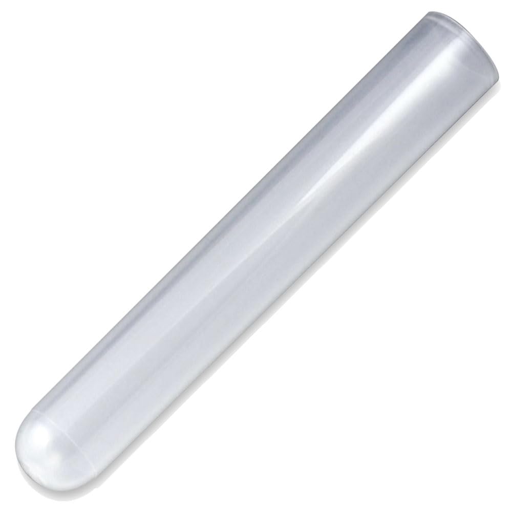 Globe Scientific 110441 Polypropylene Culture Test Tube without Cap, Natural, 5ml Capacity (Bag of 1000)