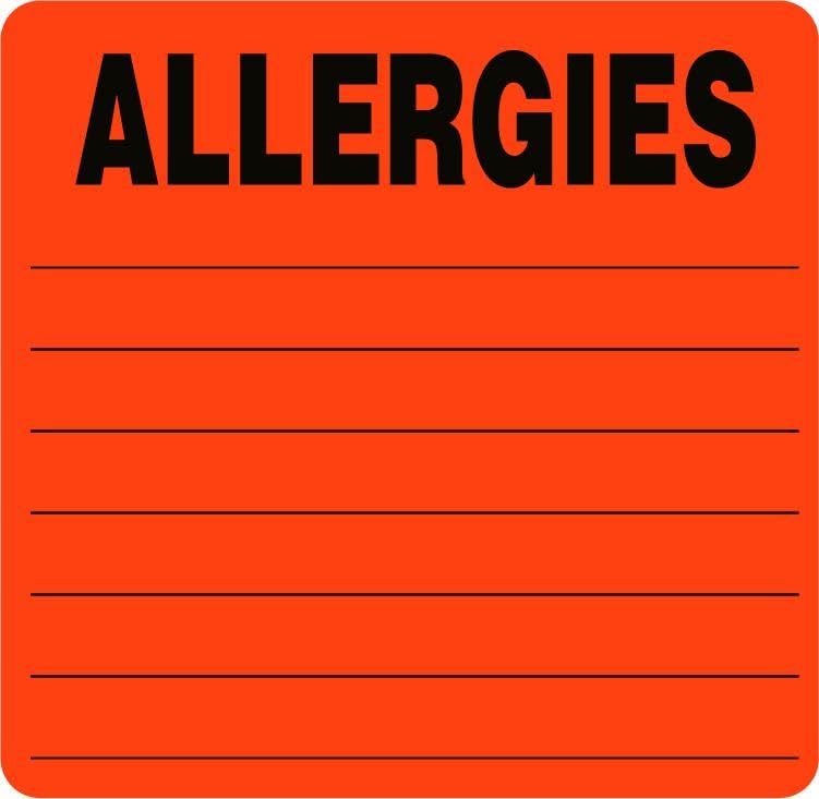 Centurion Nursing Chart Labels