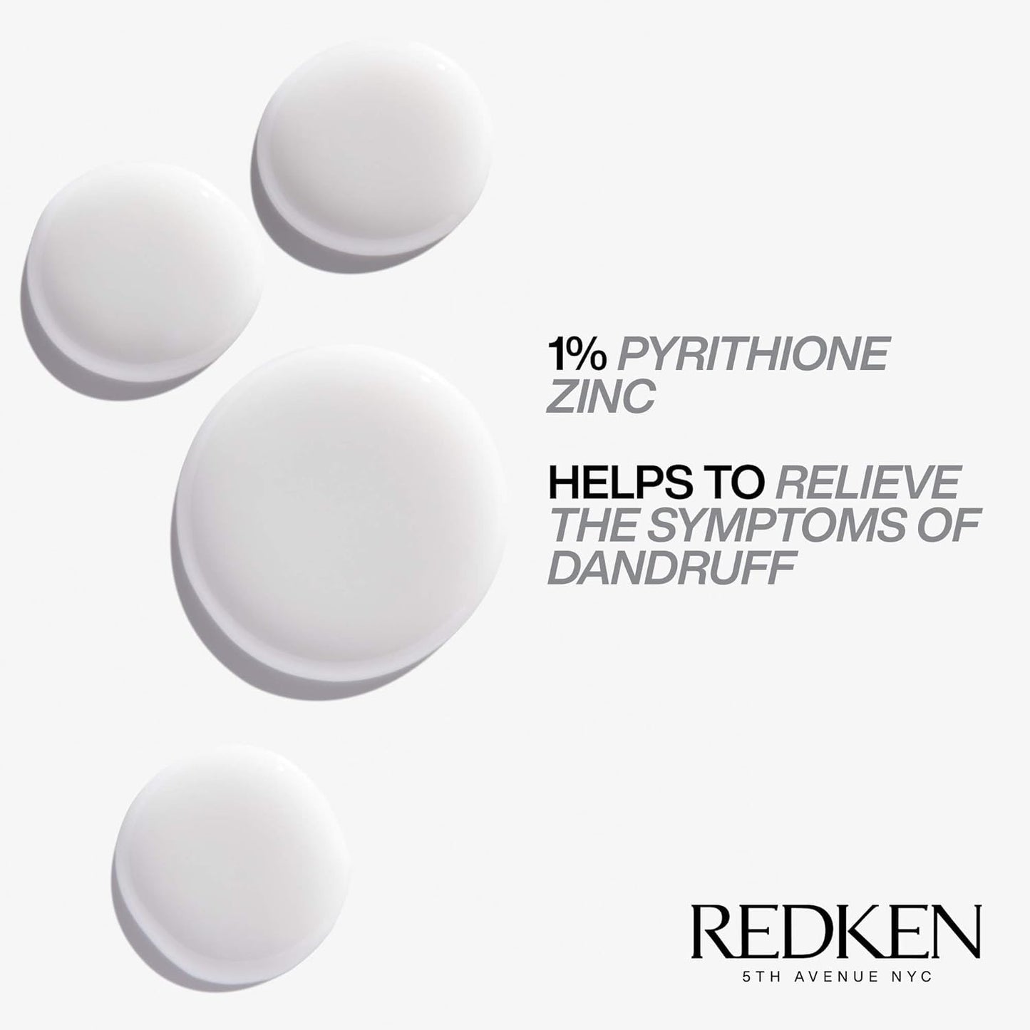 Redken Scalp Relief Dandruff Control Shampoo - Soothes Scalp & Controls Dandruff, Dermatologist Tested