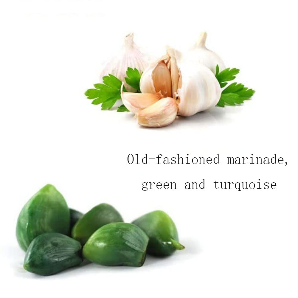 腊八蒜 翡翠绿蒜 新鲜绿蒜,Laba Garlic, Jade Garlic, Fresh Green Garlic Pickled Vegetable, Pickled with Vinegar, Pickled Garlic, 糖醋大蒜Shandong Special(260g/bag)