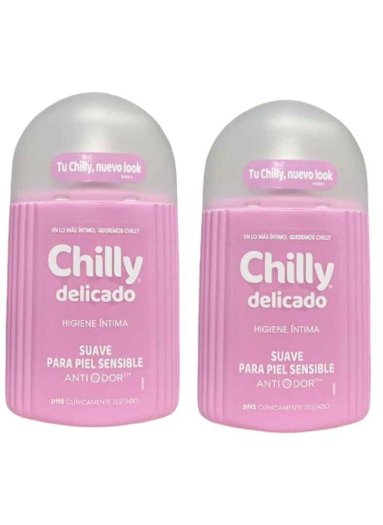 Chilly:"Formula Lenitiva" ("Lenitive Formula") Delicate Intimate Cleanser 6.76 Fluid Ounce (200ml) Package (Pack of 2)