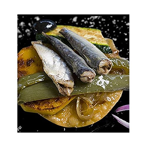 Ramon Pena Canned Sardines in Olive Oil | 25/30 Sardines Per Tin | 1 x 130g Can
