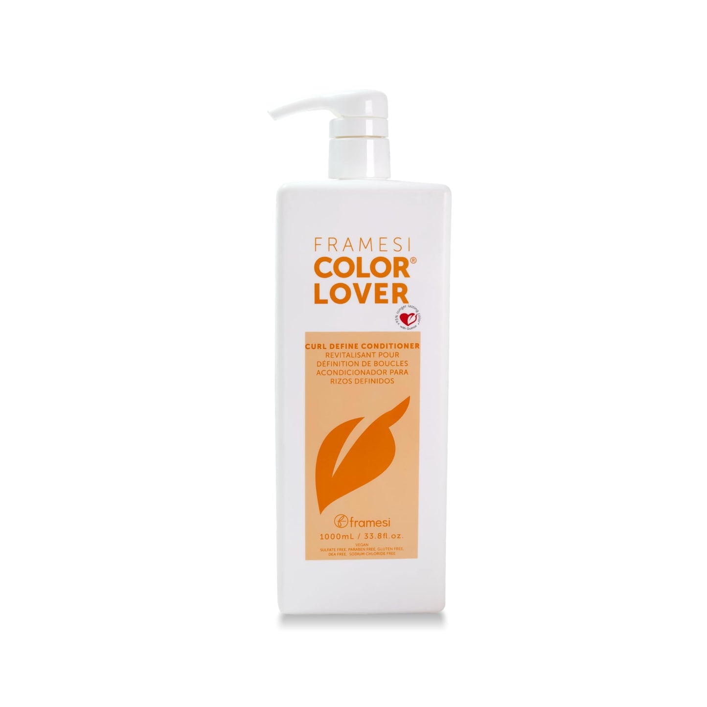 Framesi Color Lover Curl Define Conditioner, Conditioner for Curly Hair with Quinoa, Color Treated Hair
