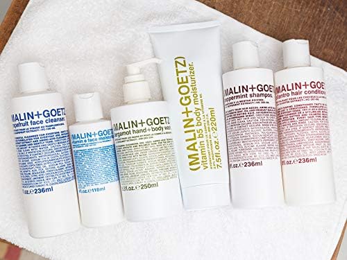 MALIN+GOETZ Vitamin E Face Moisturizer | Lightweight Hydrating Daily Face Cream Balancing All Skin Types | Fragrance-Free, Vegan | 4 Fl Oz & 8.5 Fl Oz
