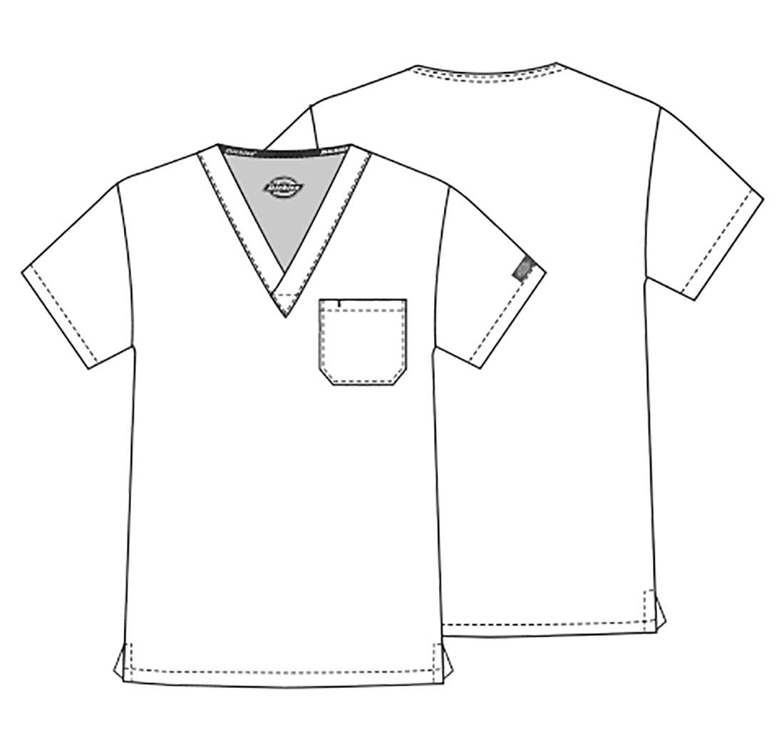 Dickies Gen Flex Men Scrubs Top V-Neck 81722