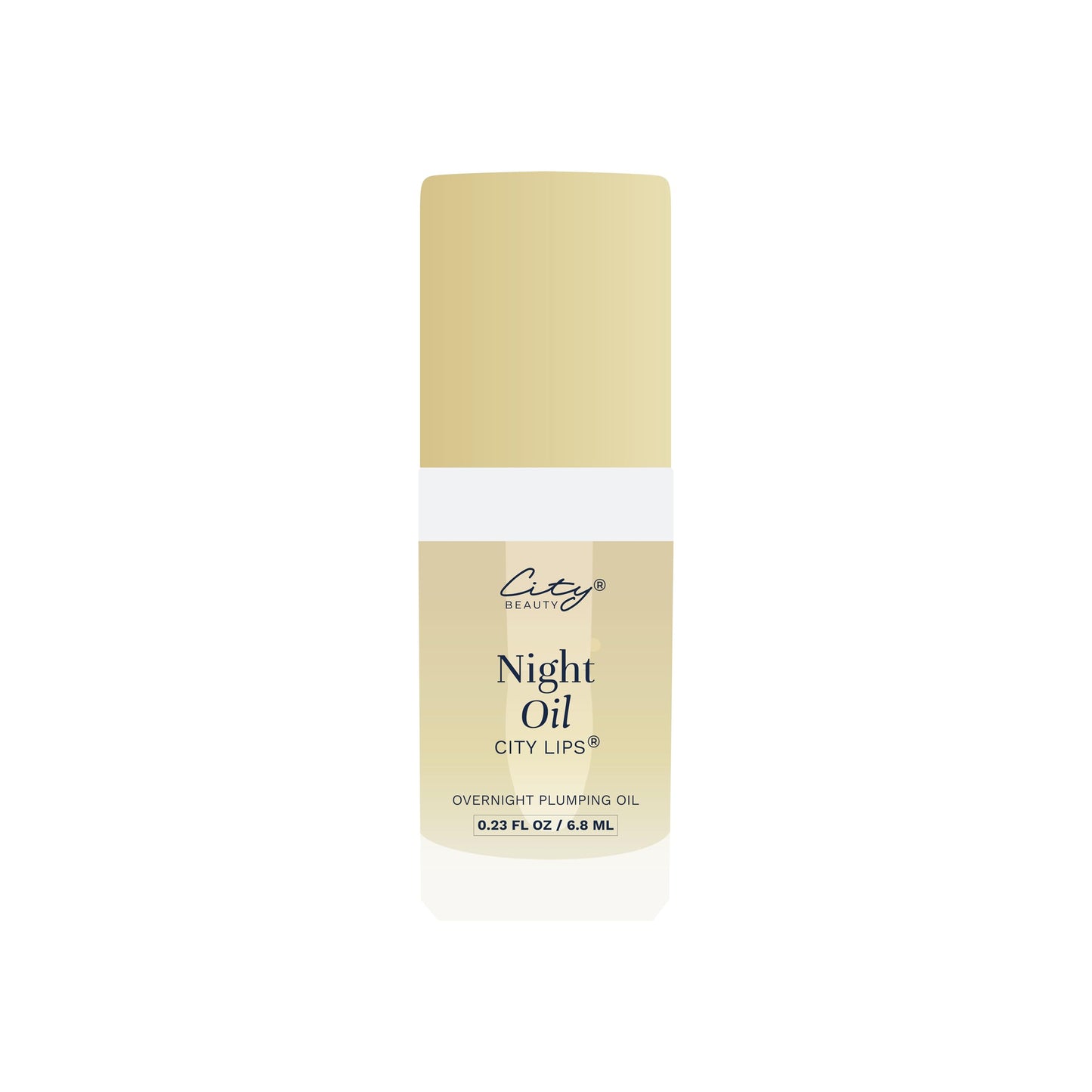 City Beauty City Lips Night Oil - Plump, Hydrate, and Restore Overnight - Anti-Aging Lip Treatment - Conditioning Lip Oil with Hyaluronic Acid & Plant Extracts