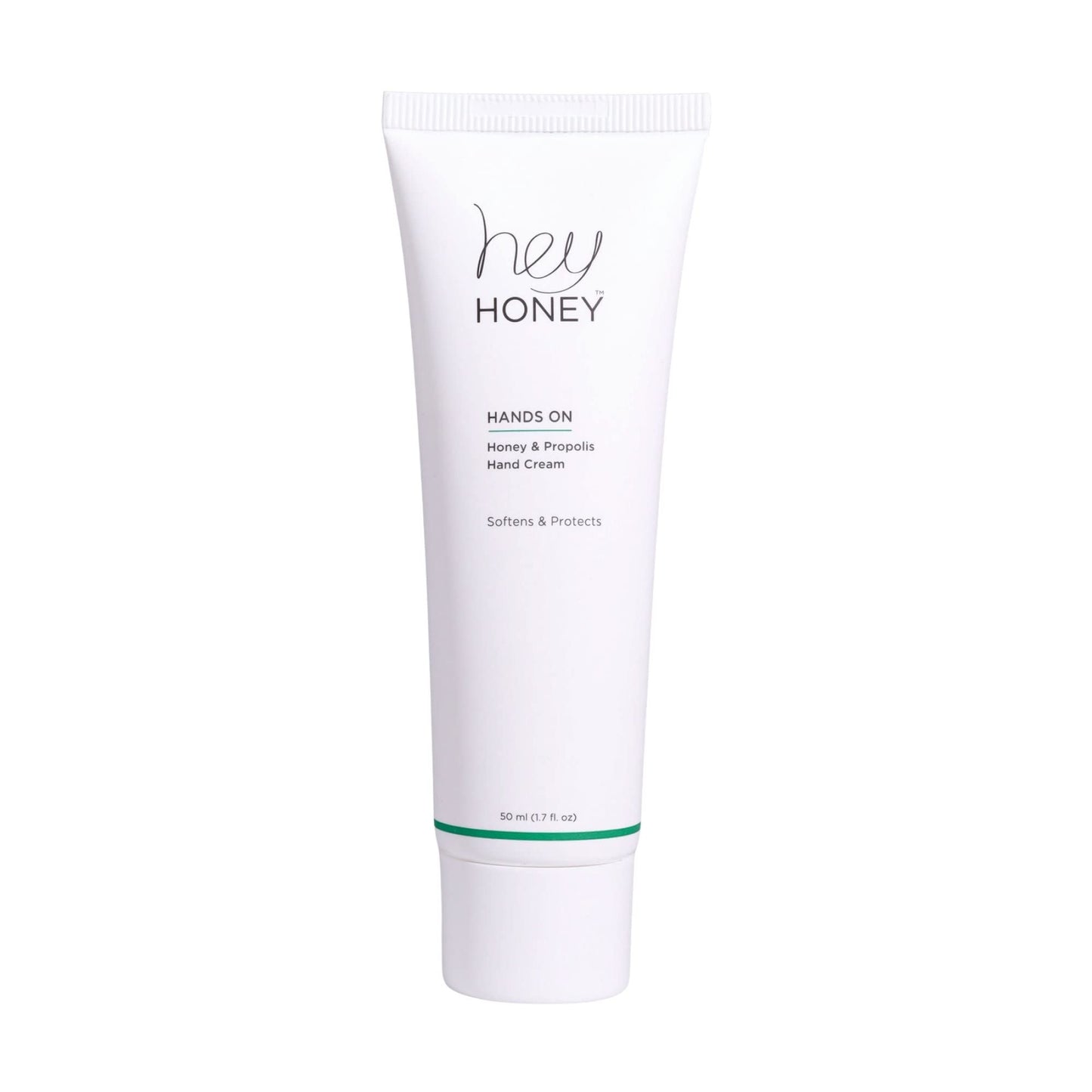 Hey Honey 4pc Set: Love Your Body Lotion, Walk The Walk Foot Cream, Hands On Honey Hand Cream, Eco Makeup Bag. Perfect for Valentine's, Xmas, Birthdays