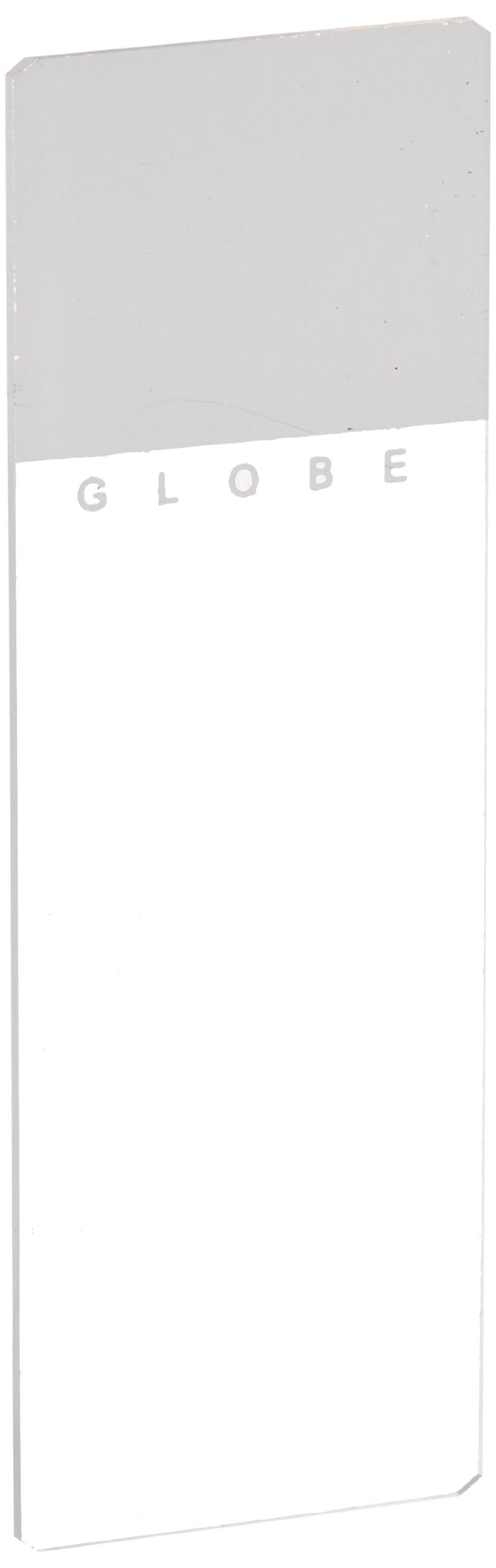 Globe Scientific Microscope Slides, 1324W, White Frosted, Soda Lime Glass, Ground Edges, Safety Corners, 25mm x 75mm, Pre-Cleaned, 72/Box, 1440/CS