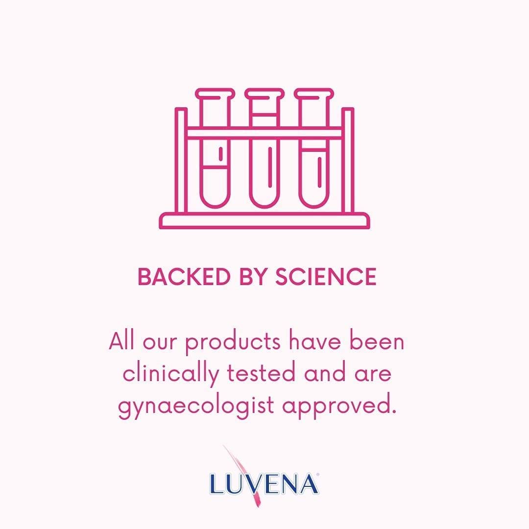 Luvena Lubricant for Women, Relieves Feminine Dryness, Intimate Skin Care & Menopause Support, Moisturizing Lubrication Gel, Non Staining, pH Balanced, Water Based, Paraben & Glycerin Free (2 Pack)