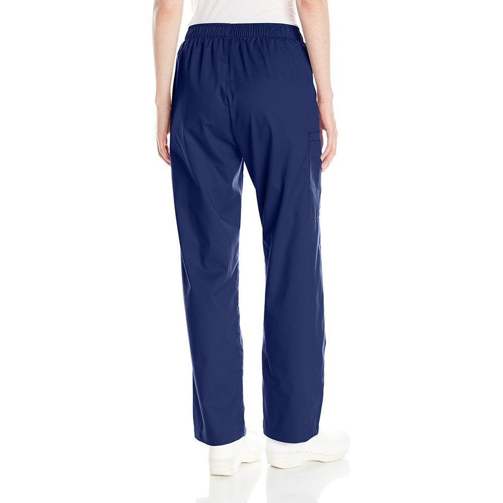 WonderWink Women's Pull-On Cargo Pant, Navy, 5X-Large