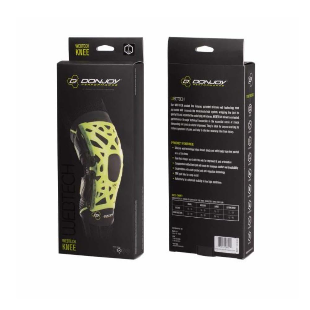 Webtech Knee Brace - Slime Green - Large