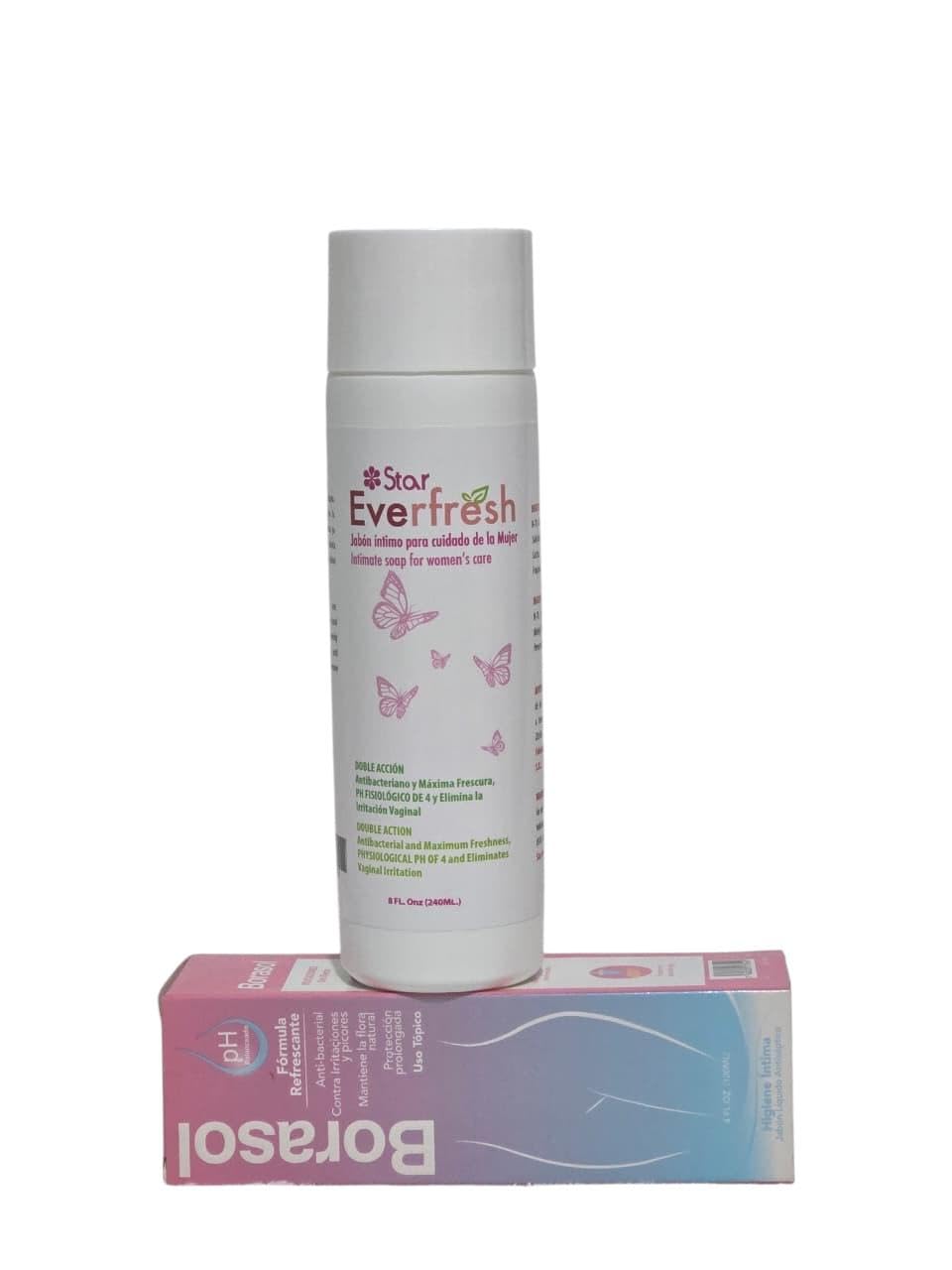 Everfresh Intimate Feminine Wash – Antibacterial Soap with pH 4, Maximum Freshness, Vaginal Hygiene Cleanser for Daily Women Care, 8 fl oz