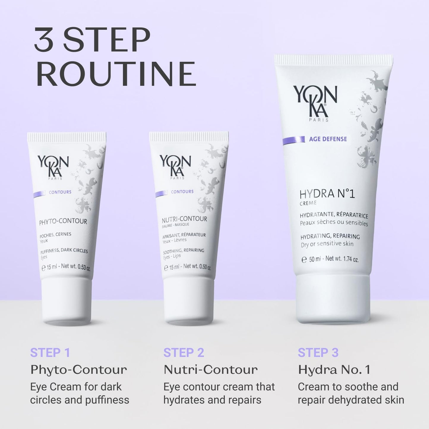 Yon-Ka Phyto-Contour Eye Cream (200 ml) Anti-Aging Under Eye Cream for Dark Circles and Puffilness, Tone and Firm with Vitamin E and Aloe Vera, Paraben-Free