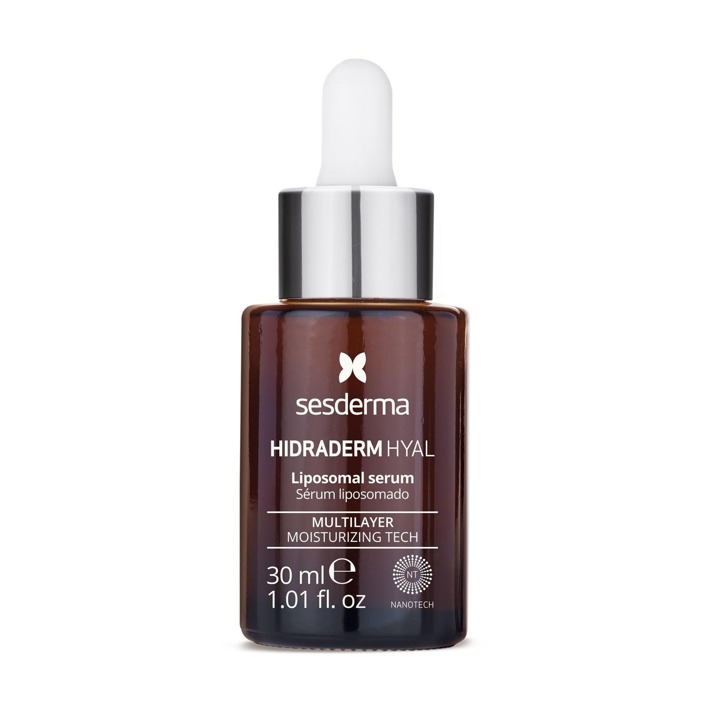 Sesderma HIDRADERM HYAL Serum, Ultra Hydrating Face Moisturizer with 3 Types of Hyaluronic Acid for Restored, Replenished Skin, 1.0 fl oz
