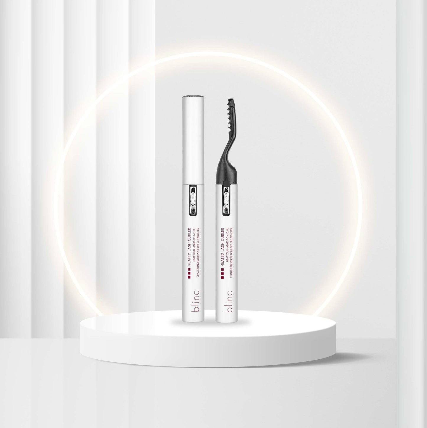 Blinc Heated Lash Curler, Heated Eyelash Curler Comb, Electric Eyelash Curler for Long Lasting Curls, Battery Included