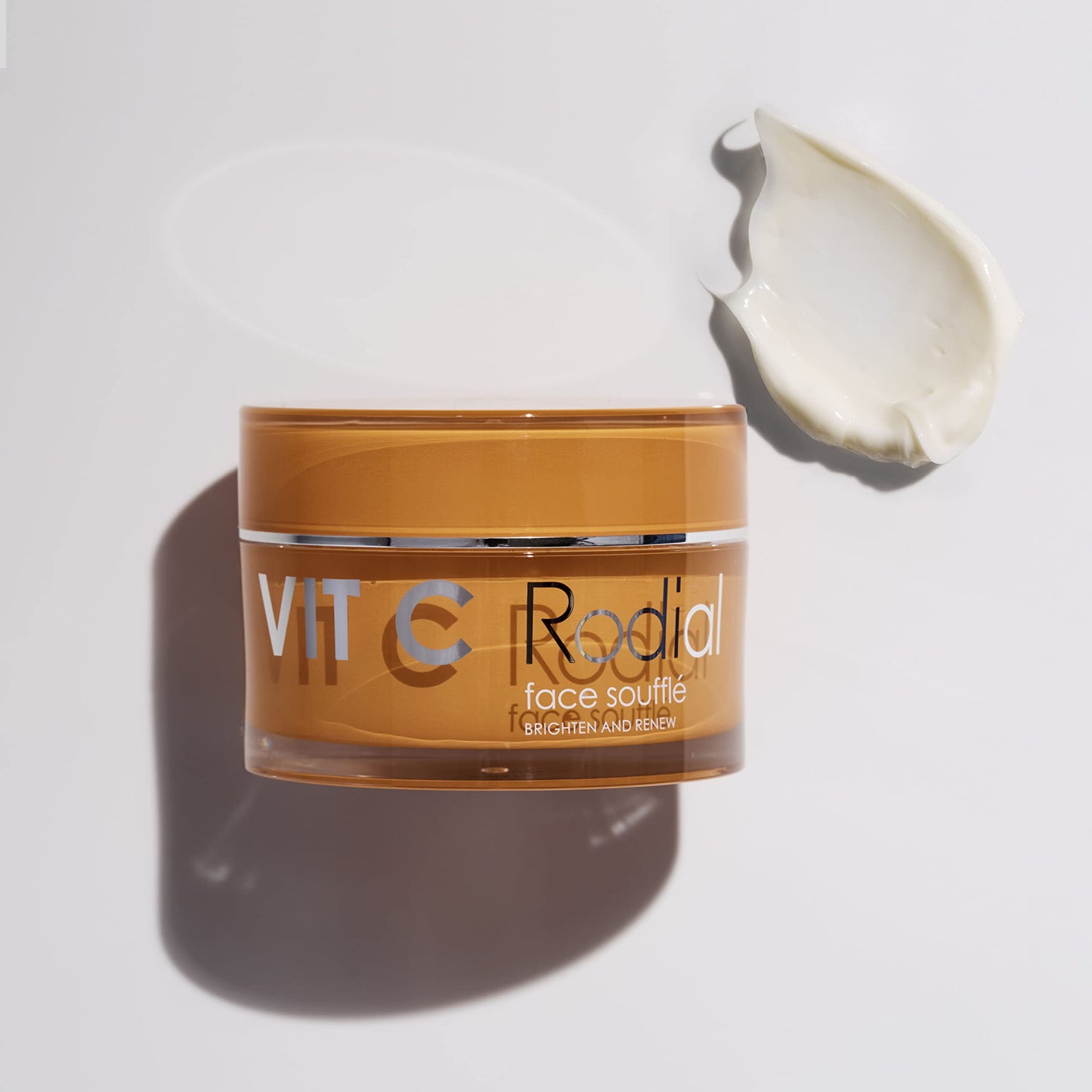 Rodial Vit C Face Soufflé 1.7 fl oz, Unique Formula for Dry/Dehydrated Skin and Shea Butter for Ultra-Hydration, Vitamin C to Boost Skin Radiance, Hyaluronic Acid for Firming and Plumping
