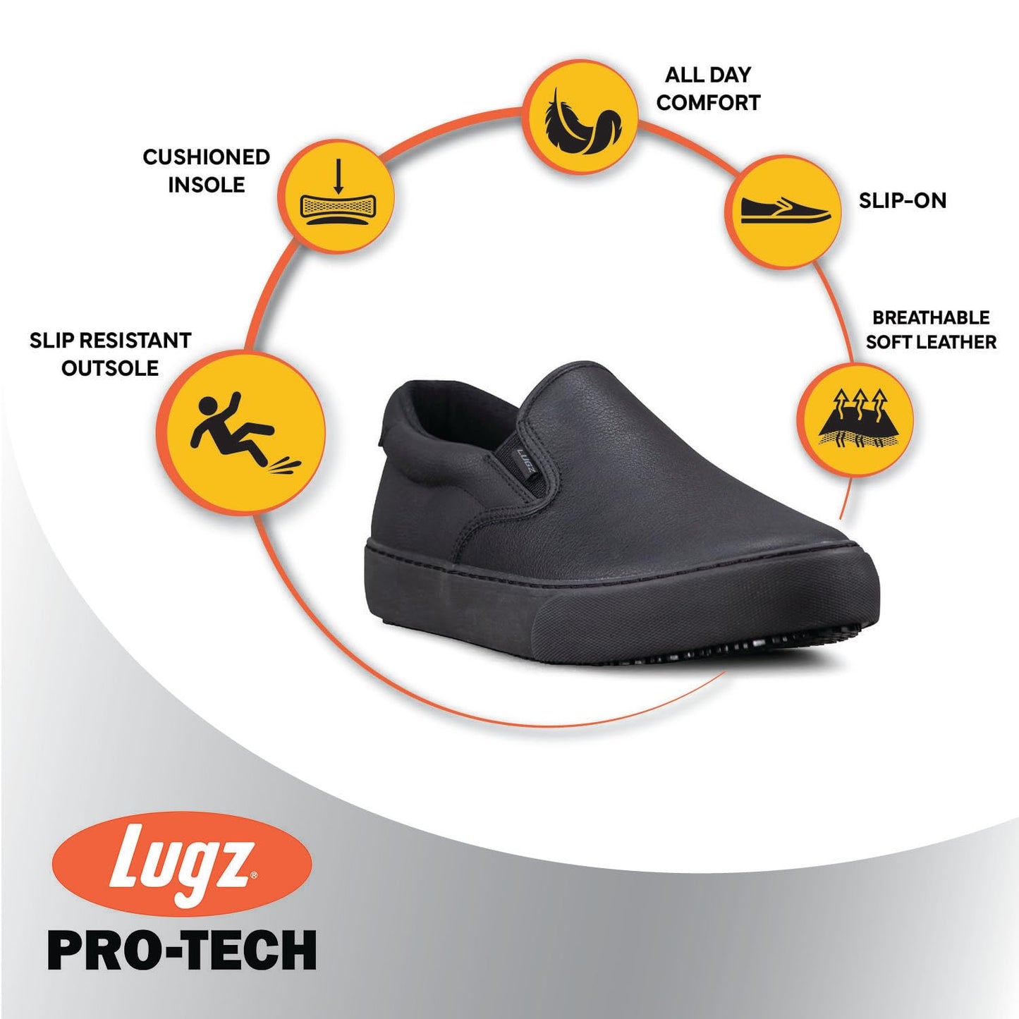Lugz Men's Clipper Slip Resistant