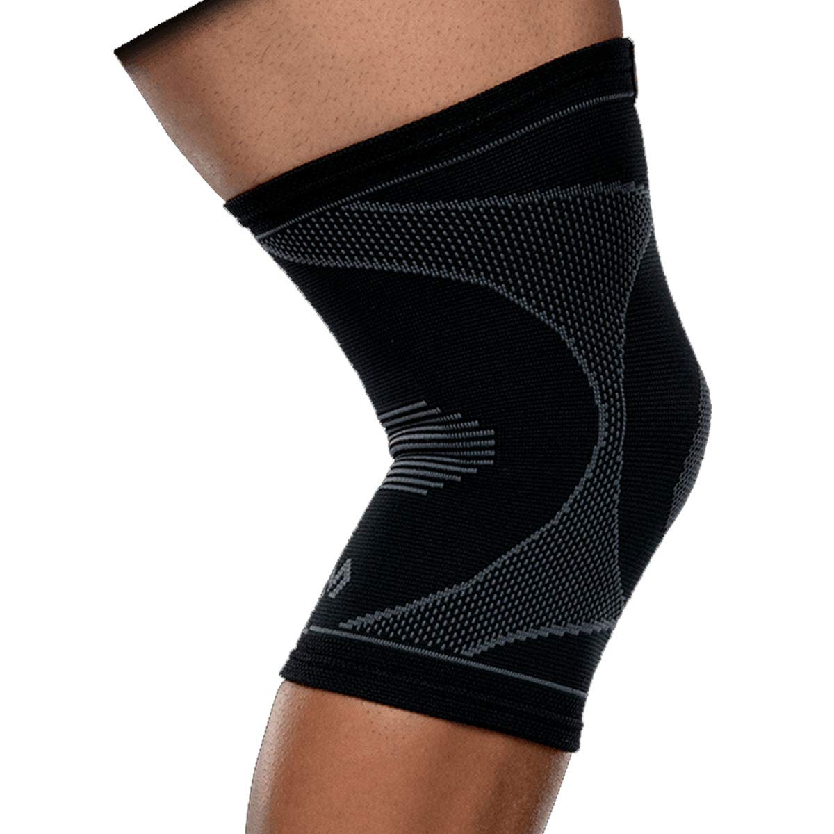 McDavid MD5113-01-35 Knee Sleeve / 4-Way Elastic Black Adult-L