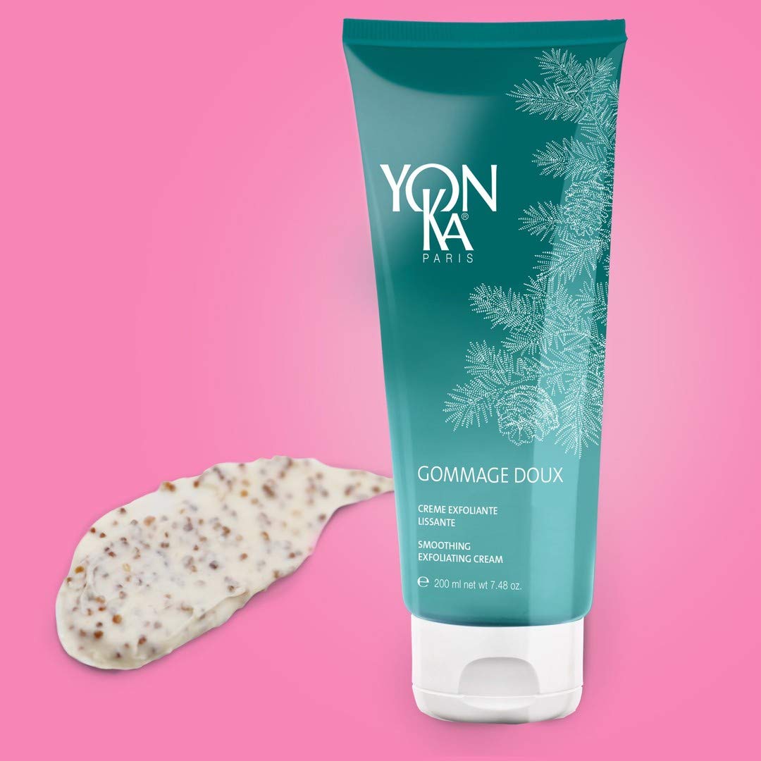 Yon-Ka Gommage Doux Silhouette | Soft Exfoliating Body Cream with Bamboo, Apricot Seed & Essential Oils | Hydrates, Firms & Smooths Skin | 7.48 oz