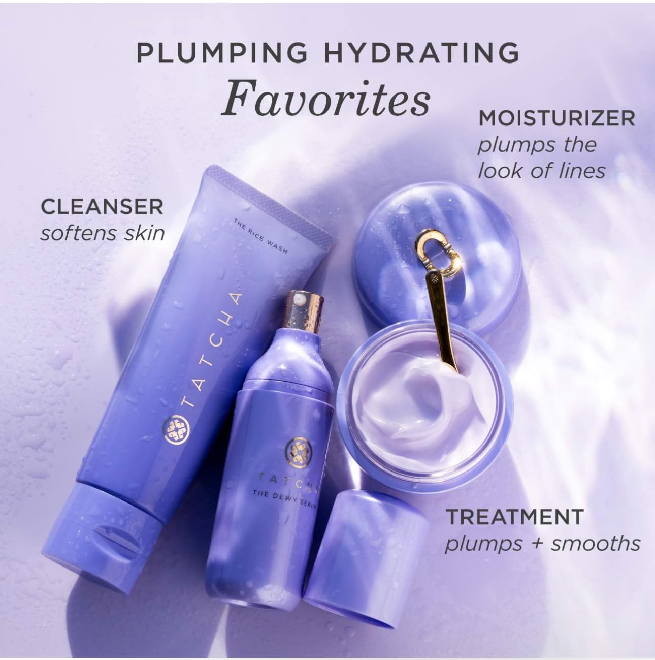 Tatcha The Dewy Serum | Hydrating Serum for Smoother, Plumper & Dewy Skin | 30 ml / 1 oz