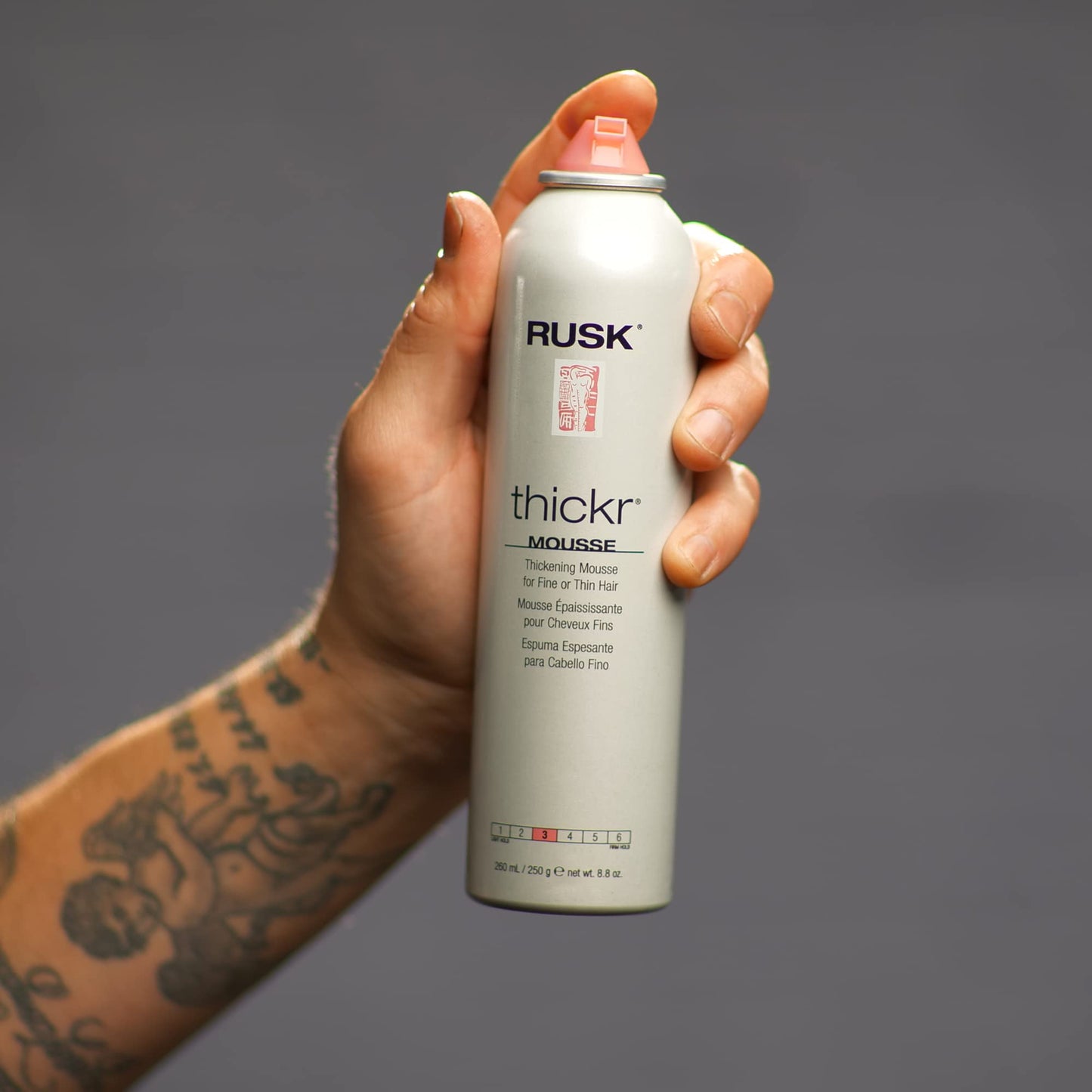 RUSK Thickr Thickening Mousse Foam 8.8 Fl Oz