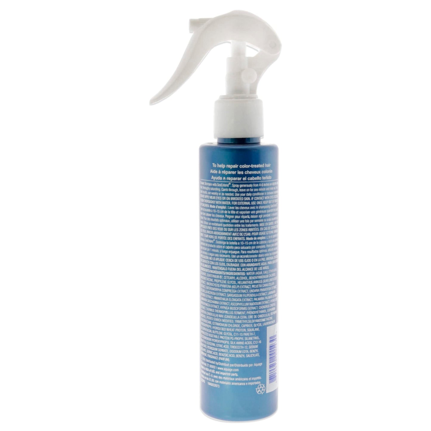 AQUAGE SeaExtend Silkening Power Infusion, Powerful 60-Second Rinse-Out Treatment that Repairs and Silkens Color-Treated Hair, Replenishes Porous Strands, 6 oz