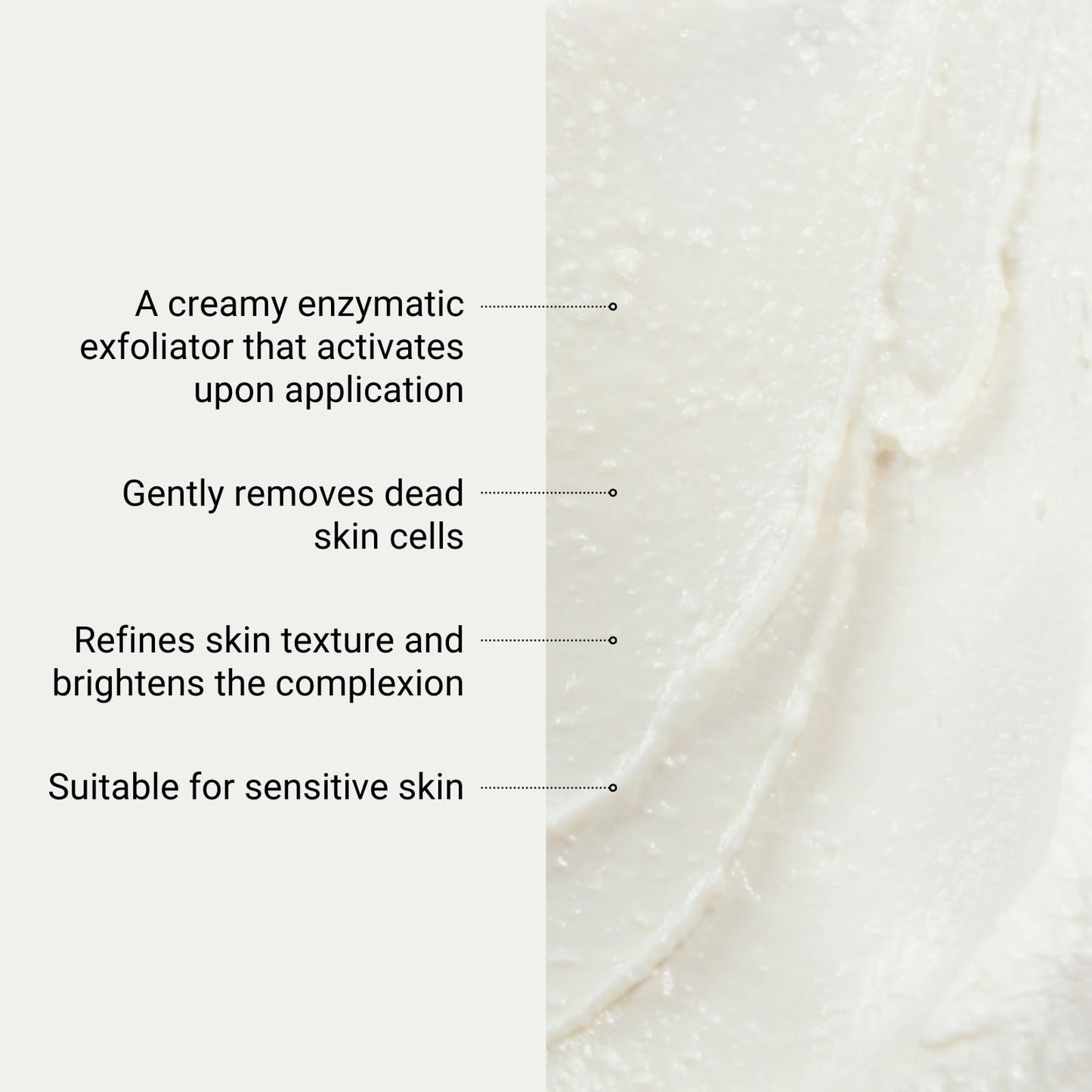 G.M. COLLIN Exfozyme Exfoliant | Creamy Enzymatic Exfoliant | Gentle Facial Scrub for Sensitive and Dry Skin | Exfoliating Face Wash | All Skin Types