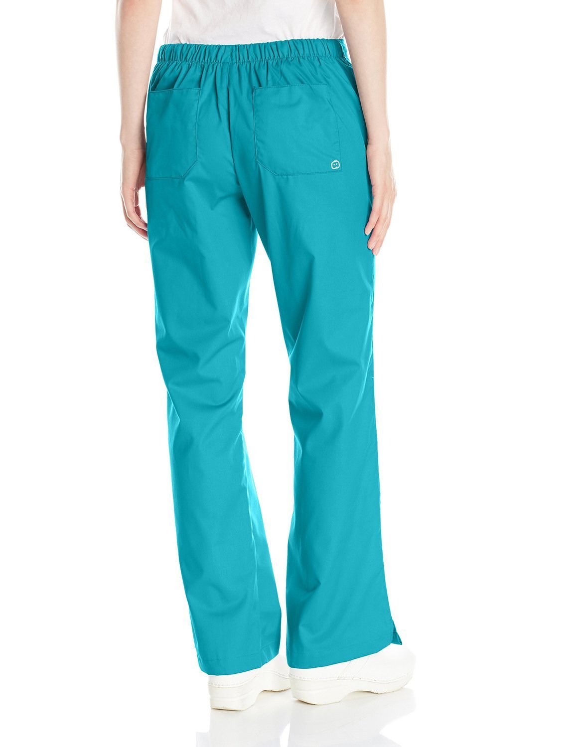 WonderWink Women's Wonderwork Flare Leg Scrub Pant, Teal, X-Large