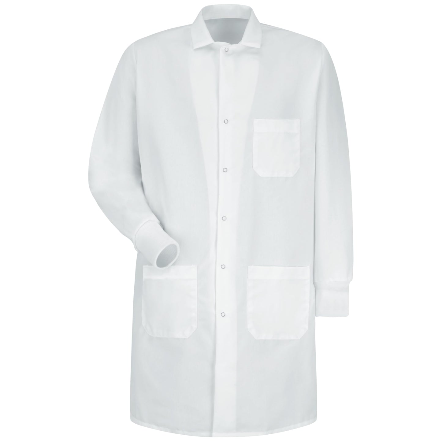 Red Kap Unisex Adult Specialized Cuffed Lab Coat With 3 Exterior Front Pockets