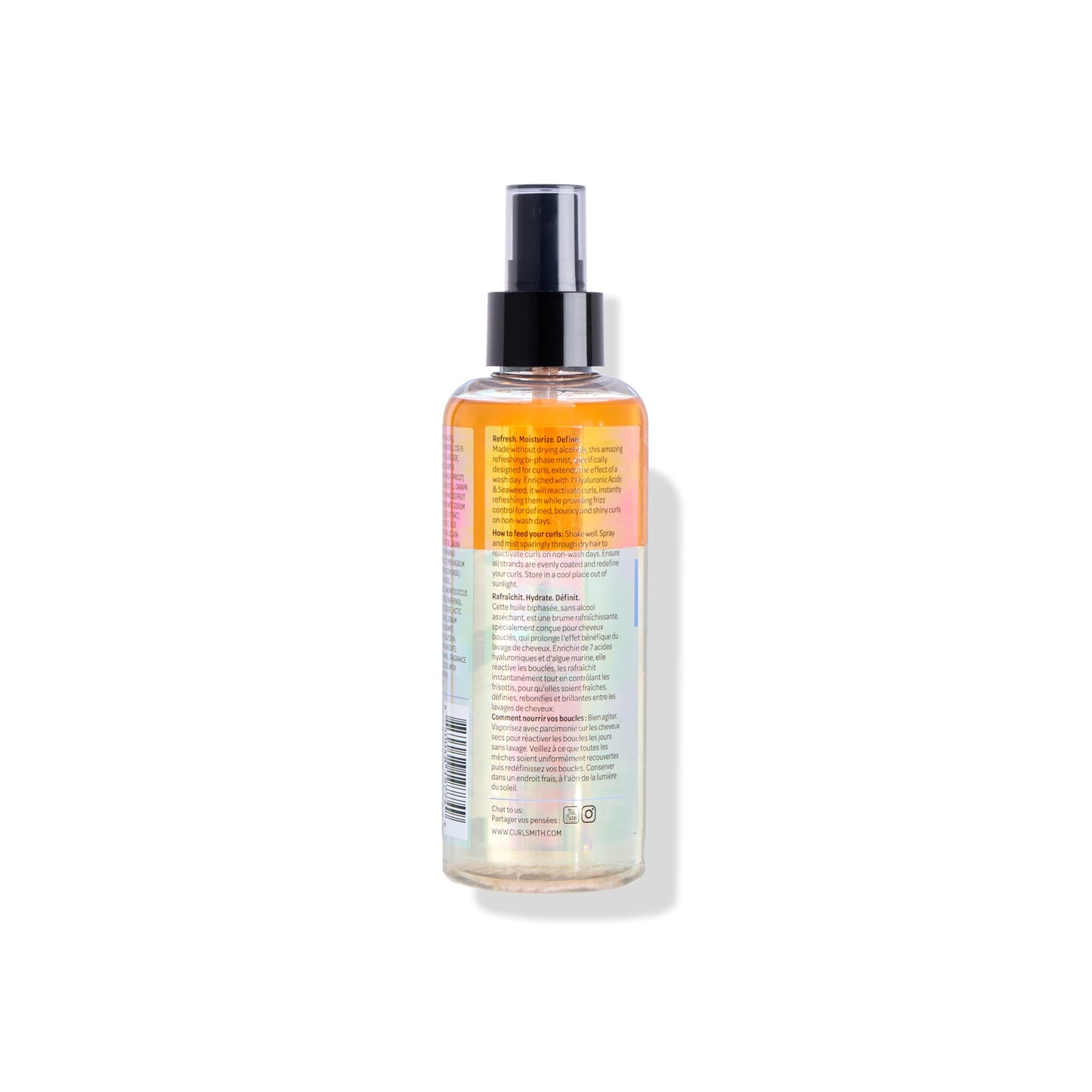 CURLSMITH Shake & Shine - Curl Refreshing Spray for Dry Hair, Use Between Wash Days, For All Curl Types, Vegan & Cruelty Free (6.6 oz)
