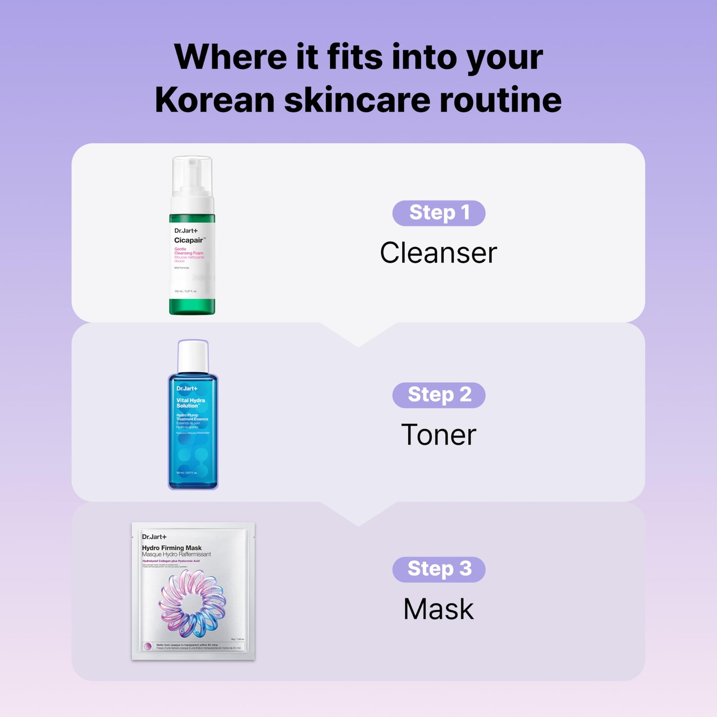 Dr.Jart+ Hydro Firming Korean Face Mask with Collagen and Hyaluronic Acid| Korean Skin Care