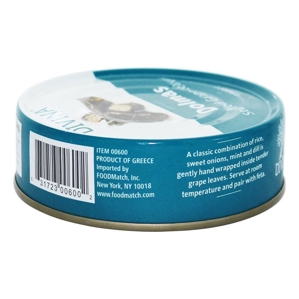 Divina Dolmas Stuffed Grape Leaves, 7 Ounce (4-Pack)