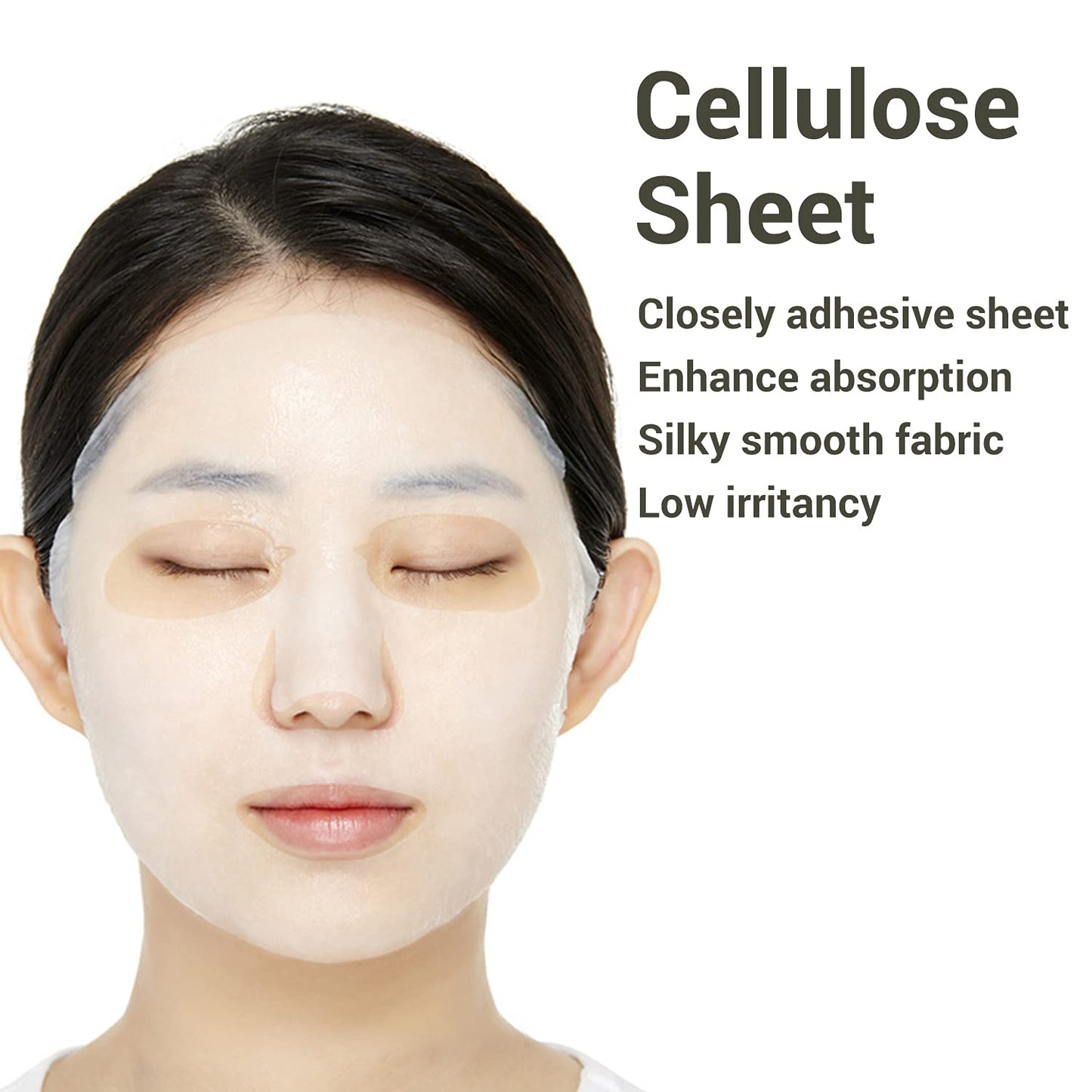 Mediheal Pepta Lifting Ampoule Mask, Pack of 15 - Peptides and Collagen Lifting Facial Mask Sheet, Revitalizing and Firming Stressed Skin, Silky Smooth Cellulose Sheet