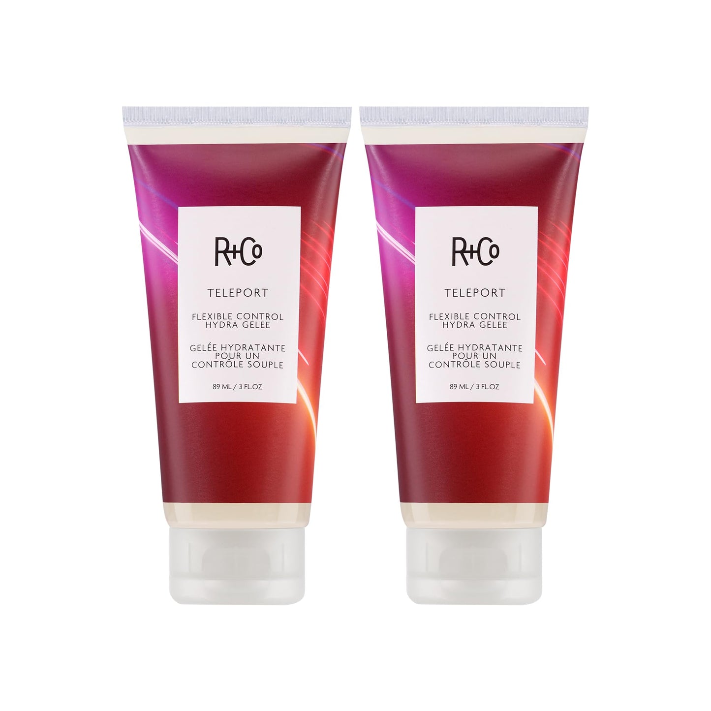 R+Co Teleport Flexible Control Hydra Gelee | Lightweight Gelee + Buildable Hold + Enhance Natural Waves | Vegan + Cruelty-Free | 3 Fl Oz