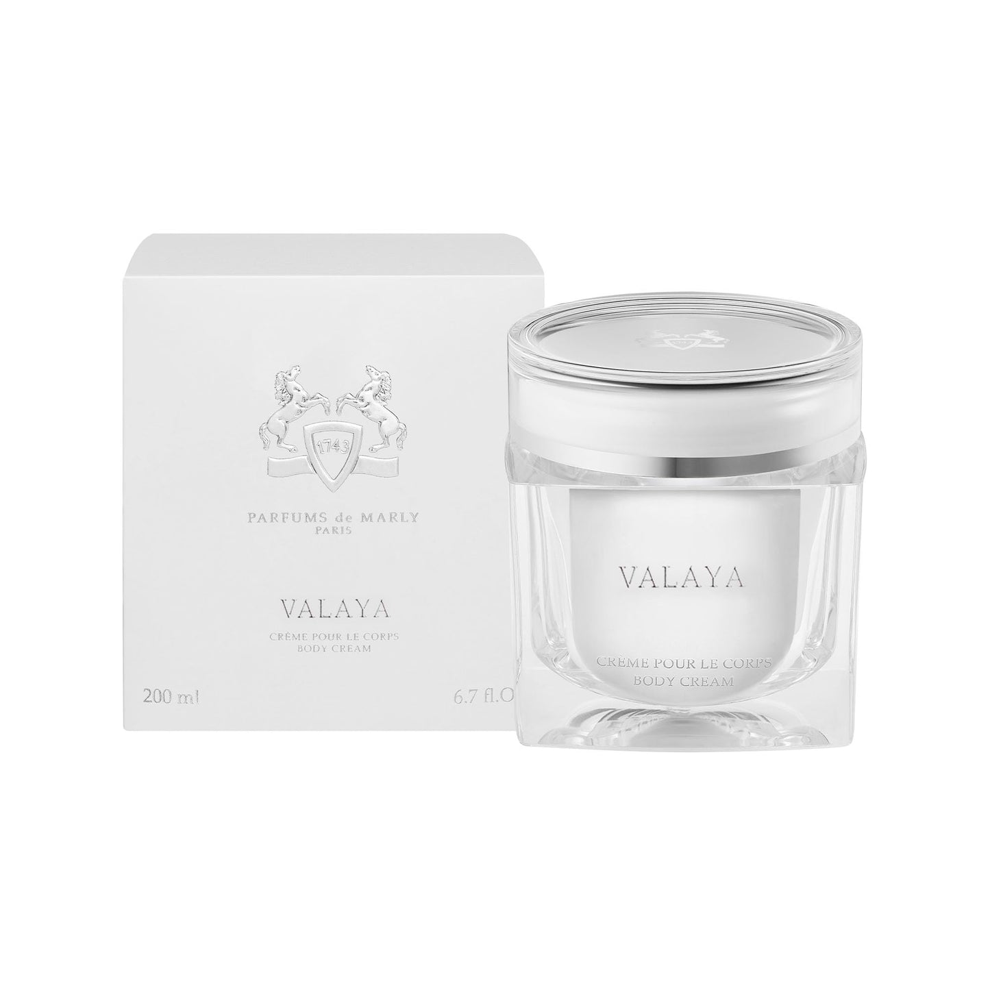 Parfums de Marly Valaya Body Cream Refillable – 6.7 Fl Oz