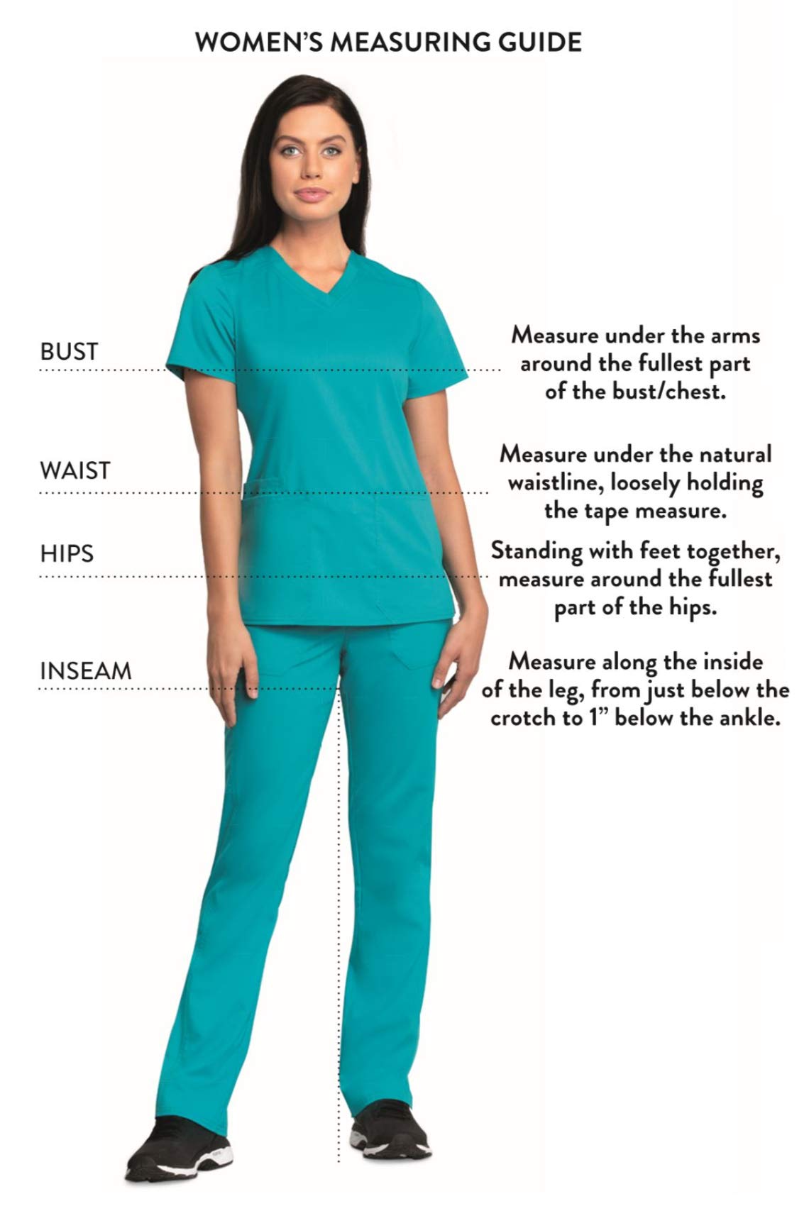 Cherokee Womens Zip Front Scrub Jacket, 2 Pockets, Princess Seams, Moisture Wicking, 360 Stretch Fabric - CK303