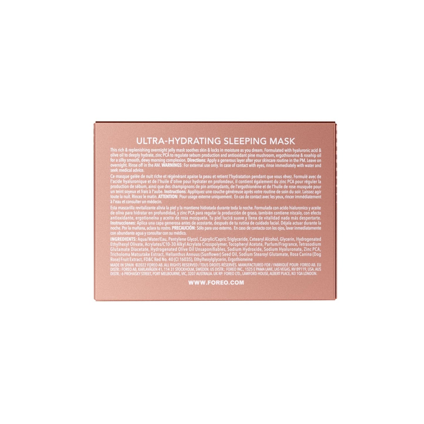 FOREO SUPERCHARGED Ultra hydrating Night Mask - Night Face Moisturizer - Deeply Replenishing Moisturizer Face Cream - Rejuvenating - Vegan - Cruelty & Gluten-Free - 2.5 oz