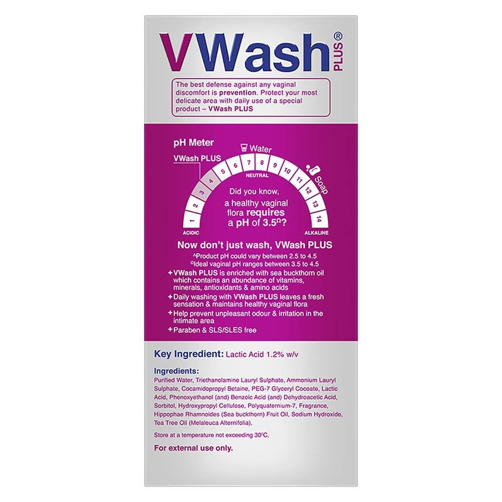 VWash Intimate Hygiene Wash (200 ml)