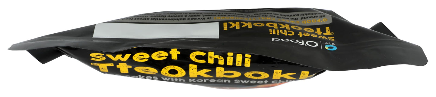 O'Food, Tteokbokki Rice Cakes with Sauce Sweet Chili, 10.2 Ounce