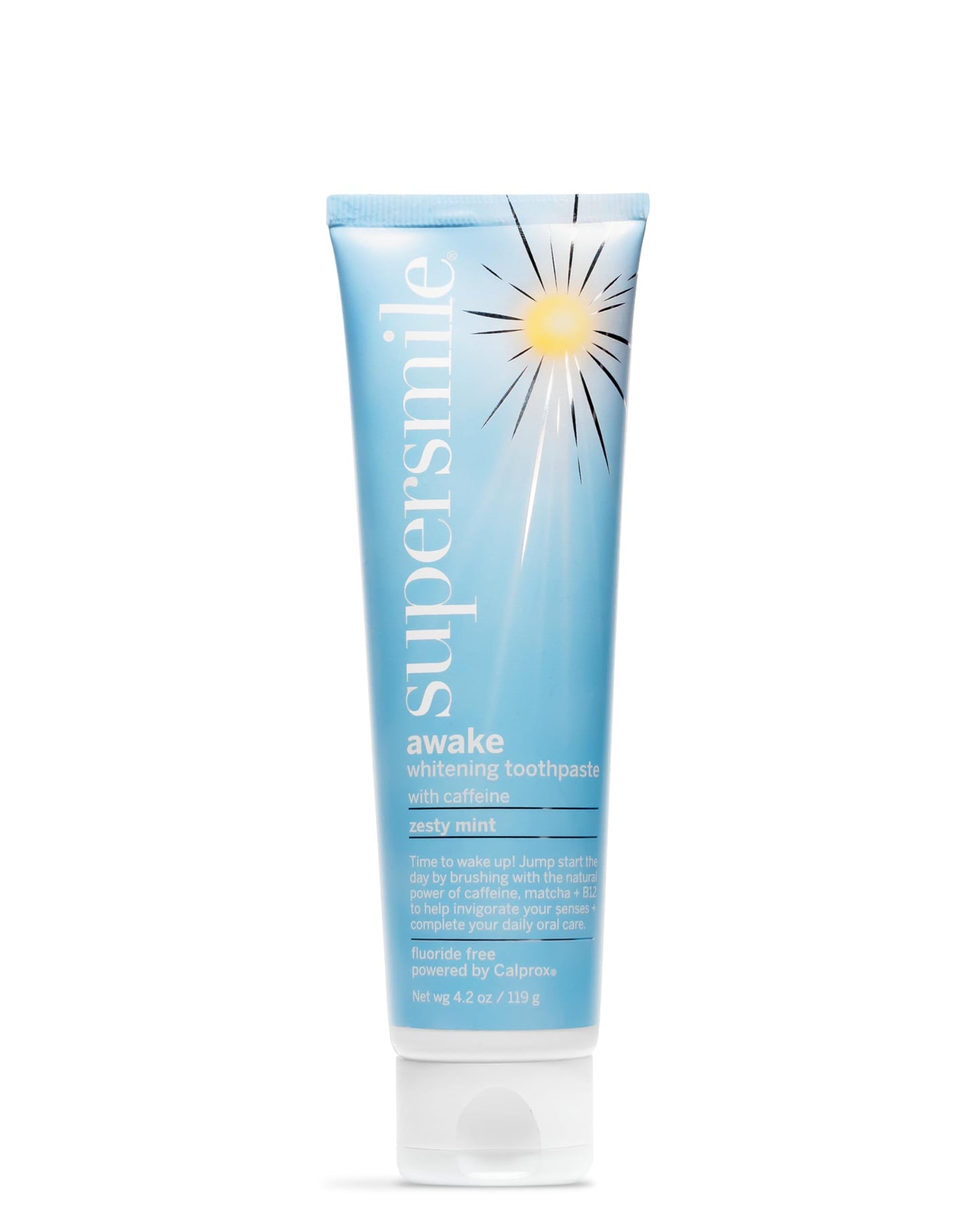 Supersmile Awake/Relax – Fluoride Free Toothpaste for Visibly Whiter Teeth and an Energizing Start to The Day – Whitens Up to 6 Shades, 4.2 oz